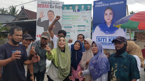 Siti Rahmawati atau Siti KDI bakal maju di Pilkada Polewali Mandar. Foto: Adi PW