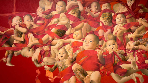 Salah satu karya yang ditampilkan di ARTJOG 2024. Foto: Arif UT/Pandangan Jogja