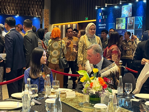 Wamenparekraf, Angela Tanoesoedibjo, bersam Dubes Selandia Baru dalam perayaan Matariki di Jakarta, Jumat (28/6). Foto: Tiara Hasna/kumparan