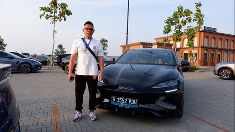 Konsumen BYD Seal. Foto: Aditya Pratama Niagara/kumparan