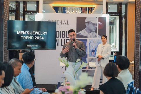 Pemaparan Men's Jewelry Trend 2024 oleh Mondial. Foto: dok. Mondial