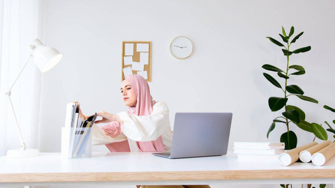 Ilustrasi outfit interview kerja hijab. Foto: Pexels