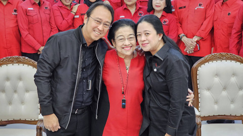 Ketum PDIP Megawati Soekarnoputri usai melantik struktur kepengurusan baru dpp partai, Jakarta, Jumat (5/7). Foto: Dok PDIP