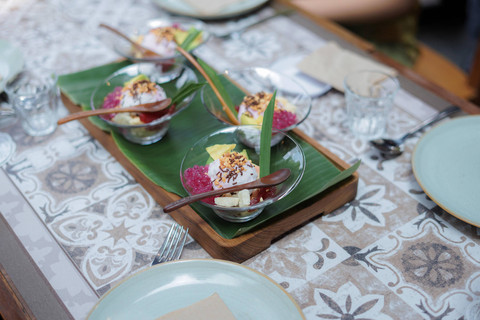 Salah satu menu makanan saat perayaan Sarirasa Group ke-50 di restoran Bale Nusa, Jakarta (3/7/24). Foto: Dok.Sarirasa Group