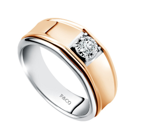 Salah satu koleksi El Primo, cincin berlian Frank & co. untuk laki-laki. Foto: Situs resmi Frank & co.