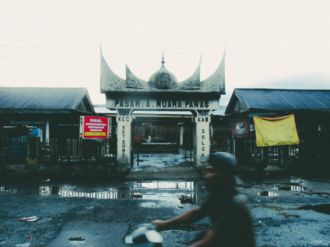 Pasar Ternak Muaro Paneh, Kecamatan Bukit Sundi. Sumber: Pribadi