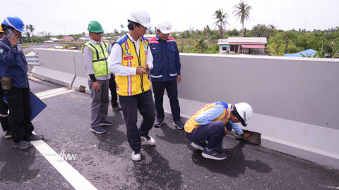 PT Hutama Marga Waskita (Hamawas) melaksanakan rangkaian Uji Laik Fungsi (ULF) di dua ruas Jalan Tol Kuala Tanjung-Tebing Tinggi-Parapat (Kutepat). Foto: Dok: PT Hutama Marga Waskita