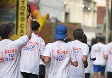 Acara Fun Run Road to Digiland Run 2024 di Kota Semarang beberapa waktu lalu. Foto: Telkom