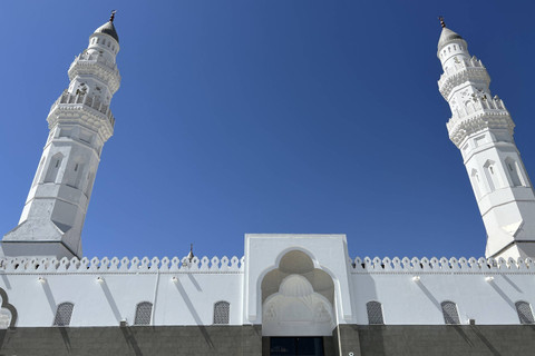 Masjid Quba, masjid pertama yang dibangun Nabi Muhammad saat hijrah dari Makkah ke Madinah. Foto: Salmah Muslimah/kumparan