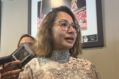 EVP Corporate Communication and Social Responsibility BCA Hera F Haryn menjawab pertanyaan wartawan di Menara BCA, Senin (15/7/2024). Foto: Ghinaa Rahmatika/kumparan