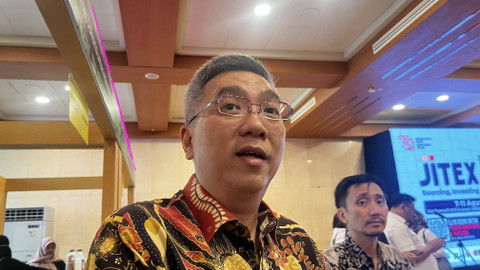 Ketua Umum Hippindo Budihardjo Iduansjah di Kantor Balaikota DKI Jakarta, Rabu (17/7).  Foto: Widya Islamiati/kumparan