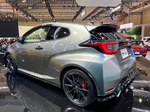 Toyota New GR Yaris yang di pamerkan di GIIAS 2024. Foto: Fitra Andrianto/kumparan
