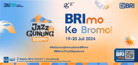 BRImo dukung Jazz Gunung Bromo. Foto: Dok. BRI
