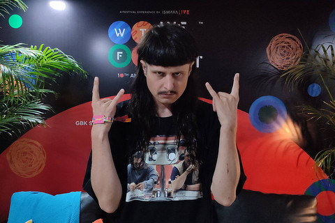 Penyanyi Oliver Tree Nickell. Foto: Jamal Ramadhan/kumparan