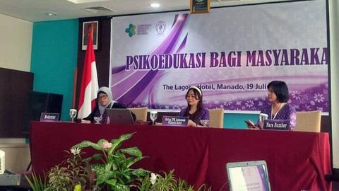 Diskusi dan pelatihan Psiko bagi masyarakat yang digelar Ikatan Klinik (IPK) Indonesia Wilayah  (Sulut) 