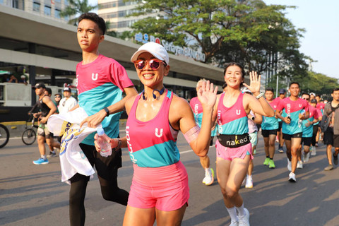 Fun Run teman kumparan Road to Digiland Run 2024 resmi digelar pada Minggu (21/7/2024). Foto: Iqbal Firdaus/kumparan