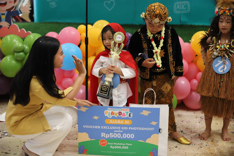 Pemenang Fashion Show di kumparanMOM Playdate Juli 2024. Foto: kumparan.