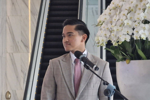 Ketua Umum PSI Kaesang Pangarep usai bertemu Ketua Umum NasDem Surya Paloh di NasDem Tower, Jakarta, Senin (22/7/2024). Foto: Nadia Riso/kumparan