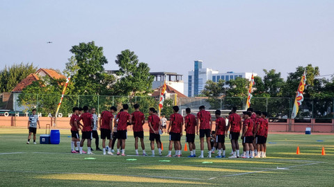 Suasana latihan Timnas U-19 Indonesia di Surabaya, Senin (22/7/2024). Foto: Farusma Okta Verdian/kumparan