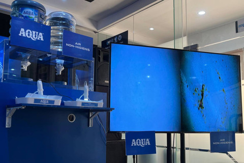 Kunjungan ke pabrik AQUA di Klaten, Jawa Tengah, Selasa (23/7/2024). Foto: DN Mustika Sari/kumparan