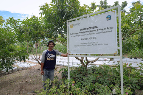 Ketua Kelompok Tani Bumi Hijau Obi Mayor, Bambang Pujiyanto.  Foto: Jamal Ramadhan/kumparan