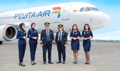Awak kabin Pelita Air. Foto: Dok. Pelita Air