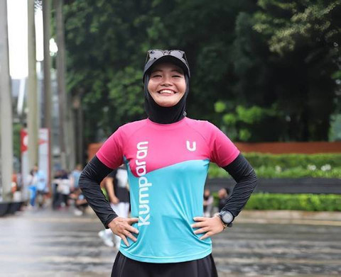 Captain widi, leader teman kumparan Running Club. Foto: kumparan
