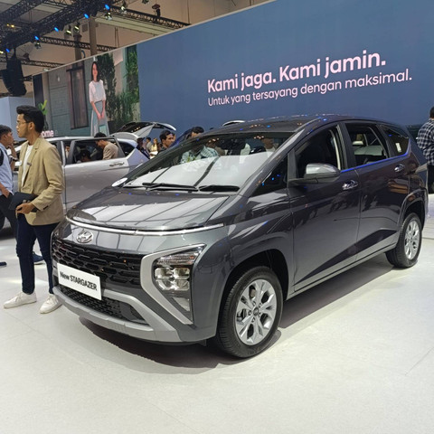 Hyundai Stargazer di GIIAS 2024. Foto: Fitra Andrianto/kumparan