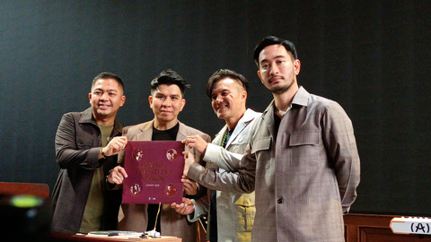 Konferensi Pers Album Govinda Live Studio Session London 2023 di Kawasan Kemang, Jakarta Selatan Foto: Aprilandika Pratama/kumparan