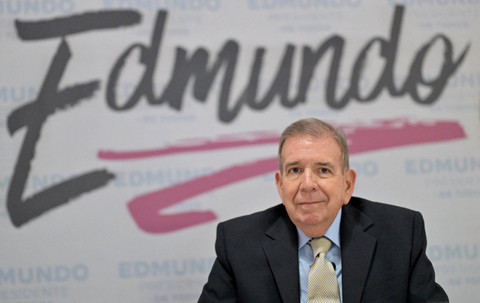 Kandidat presiden oposisi Venezuela Edmundo Gonzalez Urrutia. Foto: Juan BARRETO / AFP