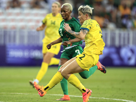 Michelle Heyman membela Australia di Olimpiade 2024 Paris.  Foto: VALERY HACHE / AFP