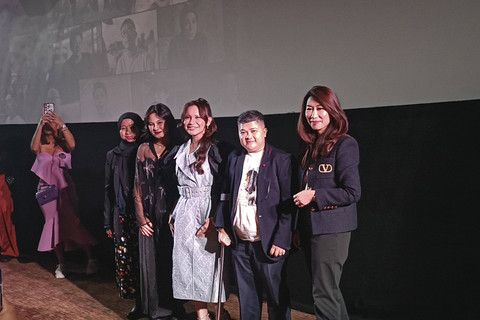 Konferensi Pers film All Access to Rossa 25 Shining Years, XXI Plaza Indonesia, Senin (29/7/2024). Foto: Giovanni/kumparan