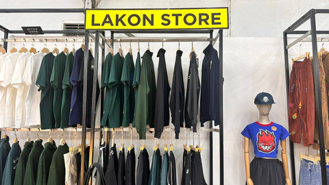 Pameran streetwear DRP Jakarta dalam gelaran Jakarta Fashion & Food Festival (JF3) di Summarecon Mall Serpong, Senin (29/7). Foto: Selfy Momongan/kumparan
