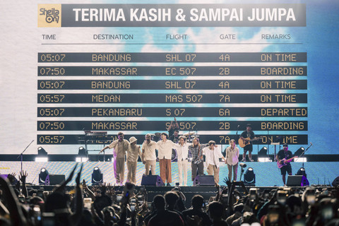 Konser Sheila On 7 di Samarinda. Foto: Dok. Antara Suara
