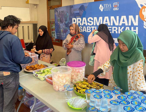 TDA Bandung Rutin Lakukan Kegiatan Sosial Prasmanan Sabtu Berkah