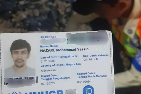 WN Afganistan yang tewas usai lompat dari peron di Stasiun Sudirman. Foto: Dok Istimewa
