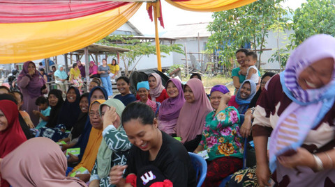 Peserta Edukasi Pola Asuh Anak dan Penyuluhan hukum oleh Komnas PA Kota Bandar Lampung bersama Bapas Kelas II Bandar Lampung. | Foto: Ist
