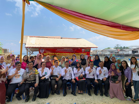 Komnas PA Kota Bandar Lampung bersama Bapas Kelas II Bandar Lampung saat gelar Edukasi Pola Asuh Anak dan Penyuluhan hukum. | Foto: Ist