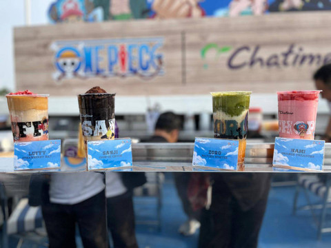 Chatime rilis menu baru bertema One Piece. Foto:  D.N Mustika Sari/kumparan