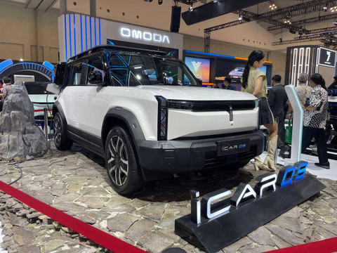 Mobil listrik Chery iCar 03 di GIIAS 2024. Foto: Sena Pratama/kumparan