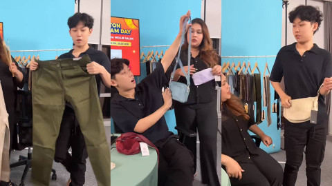 Willie Salim saat memandu Shopee Live. Foto: dok. Istimewa
