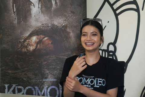 Cast film Kromoleo, Ratu Sofya saat berkunjung ke kantor kumparan, Senin (5/8/2024). Foto: Dicky Adam Sidiq/kumparan