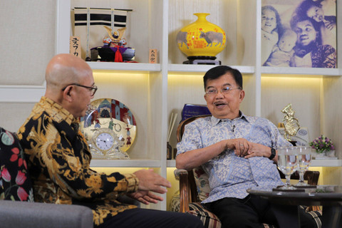 DipTalk bersama Wakil Presiden ke-10 dan ke-12 Jusuf Kalla. Foto: Dicky Adam Sidiq/kumparan