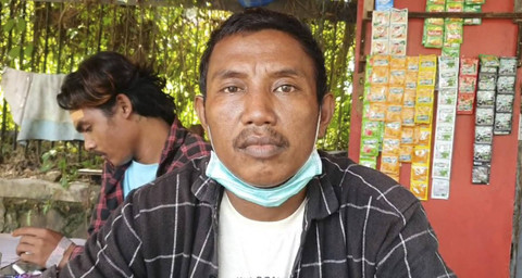 Dian, nelayan yang selamat dari penyakit misterius di KM Sri Mariana. Foto: kumparan