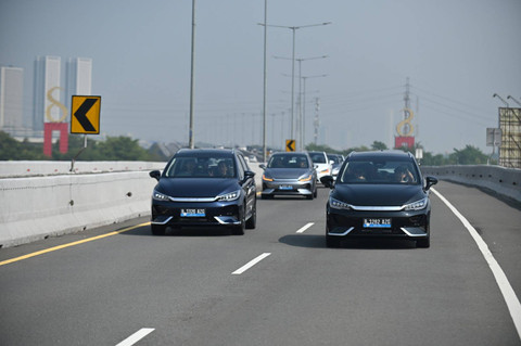 Test drive BYD M6 Jakarta-Bandung-Jakarta. Foto: dok. BYD Motor Indonesia