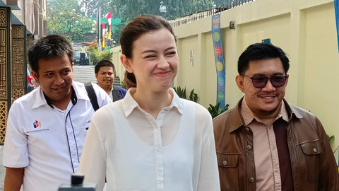 Kimberly Ryder tiba di Pengadilan Agama Jakarta Pusat, Rabu (7/8/2024). Foto: Aprilandika Pratama/kumparan