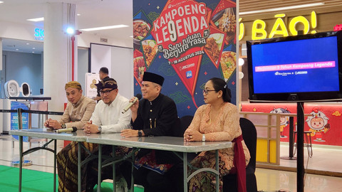 Konferensi pers festival Kampoeng Legenda Mal Ciputra Jakarta, 7-18 Agustus 2024. Foto: Azalia Amadea/kumparan 