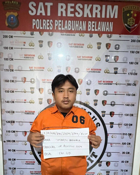 Tampang para pelaku penembakan terhadap Riski Pohan di Medan Belawan. Foto: Dok. Polres Pelabuhan Belawan