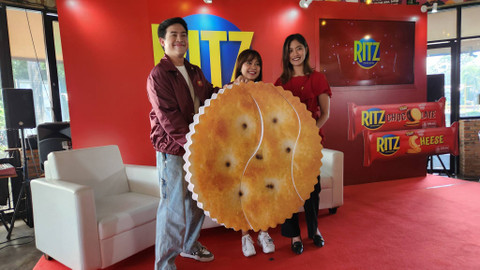 Konferensi pers rebranding biskuit Ritz dengan formula resep dan rasa baru di Kopi Bangsa Jakarta (9/8/2024).  Foto: Azalia Amadea/kumparan 