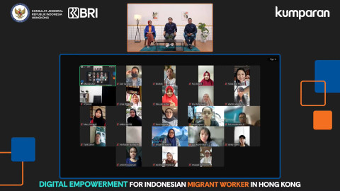 Workshop kumparan Academy: Digital Empowerment for Indonesian Migrant Worker in Hong Kong, yang disponsori oleh BRI, Minggu (11/8/2024). Foto: kumparan